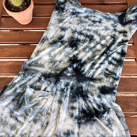 🏷SOLD VICI Stonewash Tie Dye Waist Tie Pantsuit - Picture 8 of 11